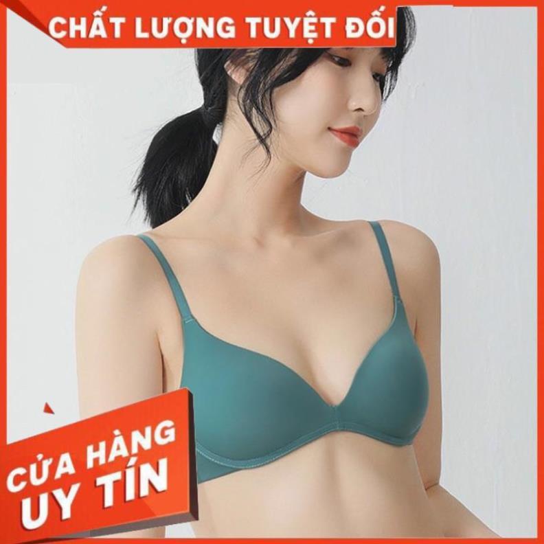 Áo Lót Su Lụa Sữa Đệm Mỏng, Không Gọng Tàng Hình Chống Lộ Viền 006