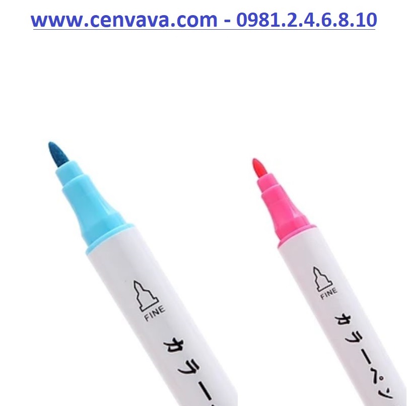 Bút lông 36 màu marker Cenvava - Mini 0901