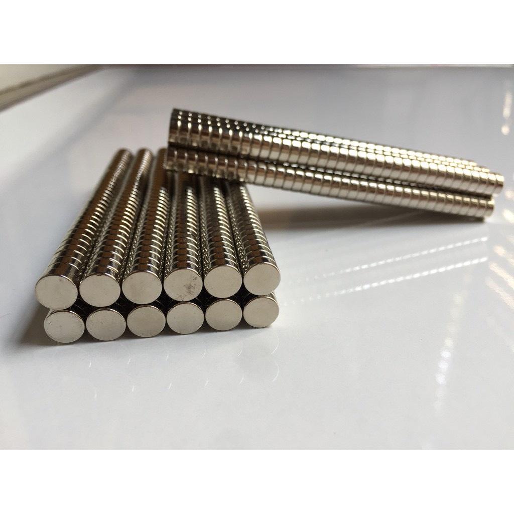 Nam Châm Tròn 7x3mm set 20 viên  siêu hít tiện dụng