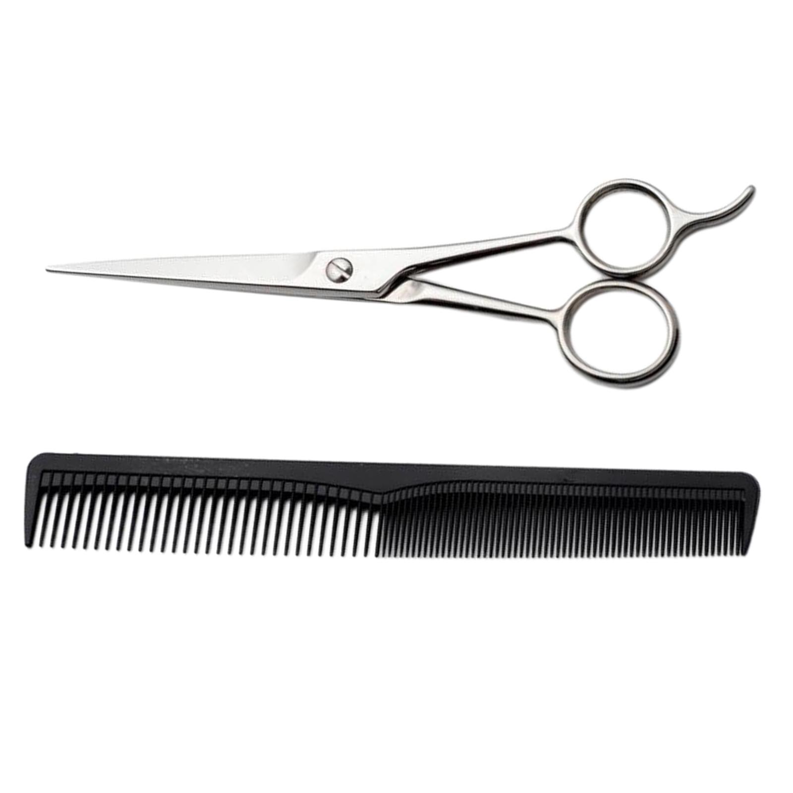 Barber Hair Cutting Scissors Stainless Steel for Hair Cutting with Comb