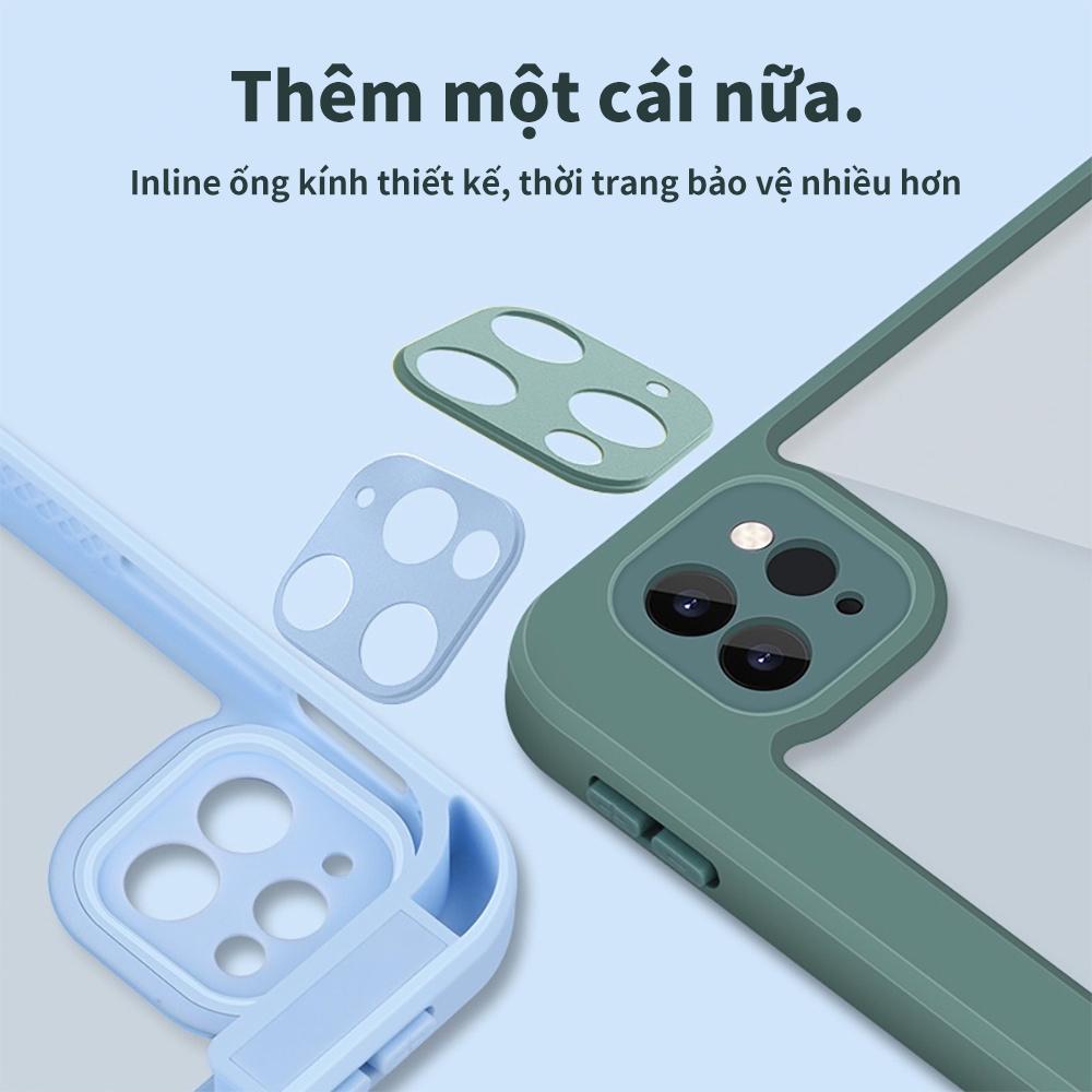 A5656 - Bao da dành cho Ipad Mini6 iPad Gen9 10.2 11 Inch 2021 Ipad Air4 10.9 Vỏ Acrylic Có Thể Tháo Rời