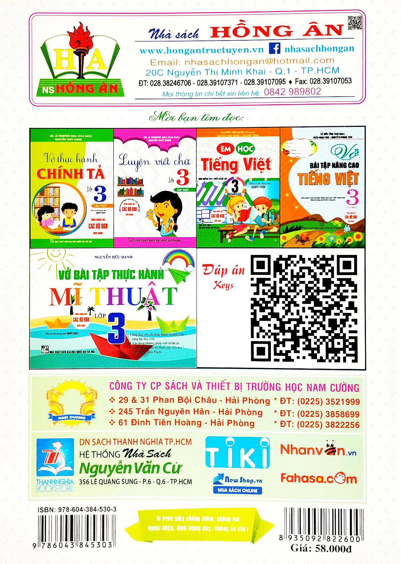 Vở Ôn Tập Hè Tiếng Anh 3