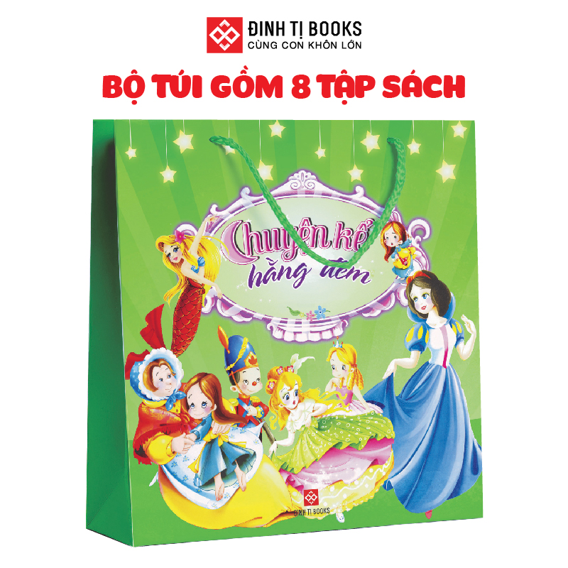 Sách - Bộ túi: Chuyện kể hằng đêm (8 tập) Đinh Tị Books