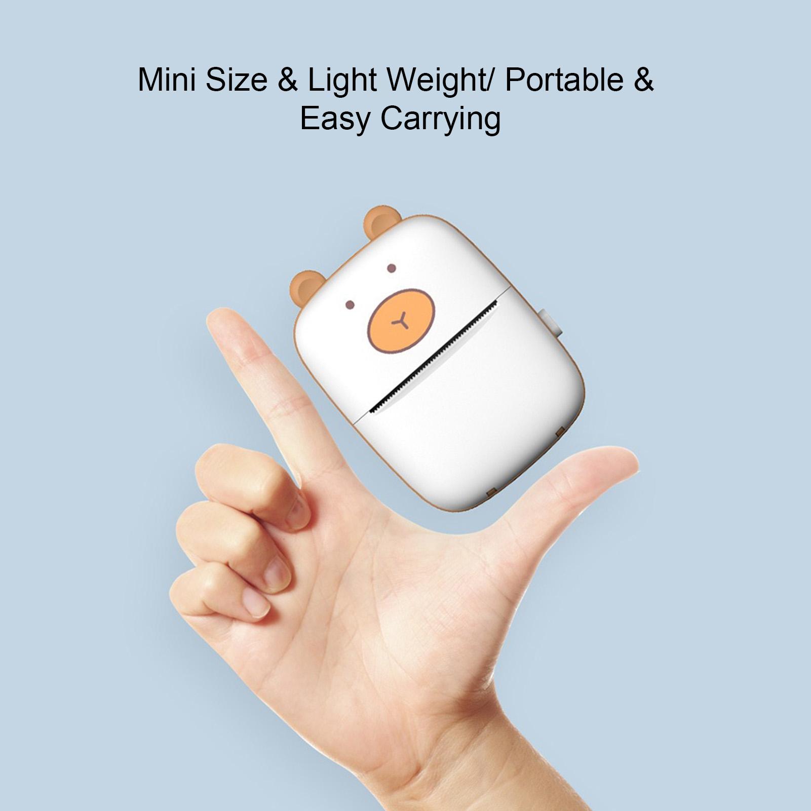 Máy in nhiệt mini kết nối không dây 200dpi