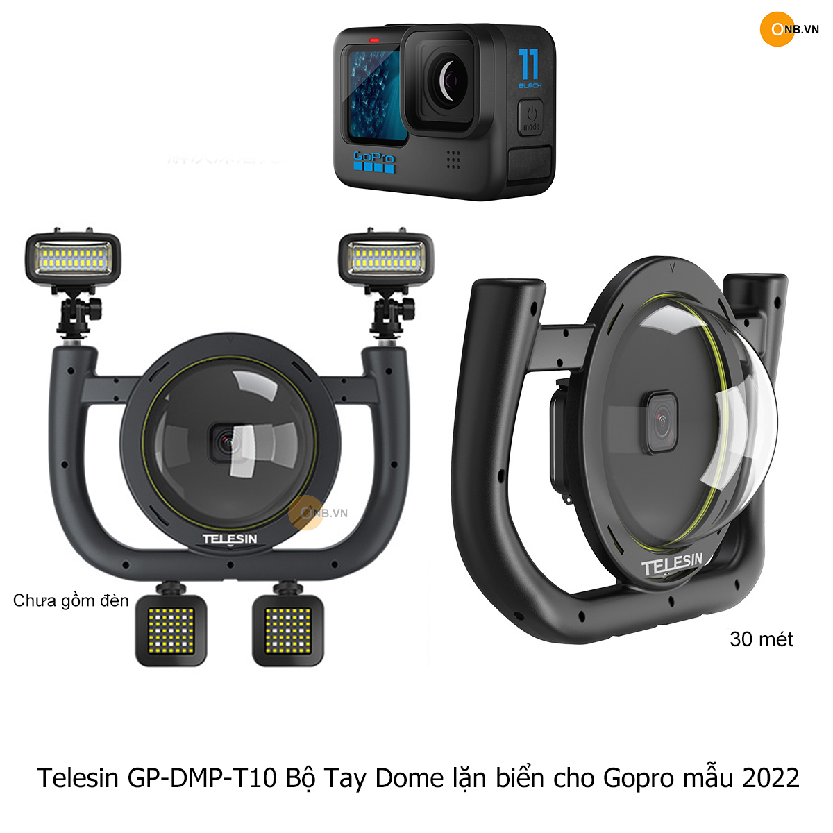 Telesin GP-DMP-T10 Bộ Tay Dome lặn biển cho Gopro mẫu 2022