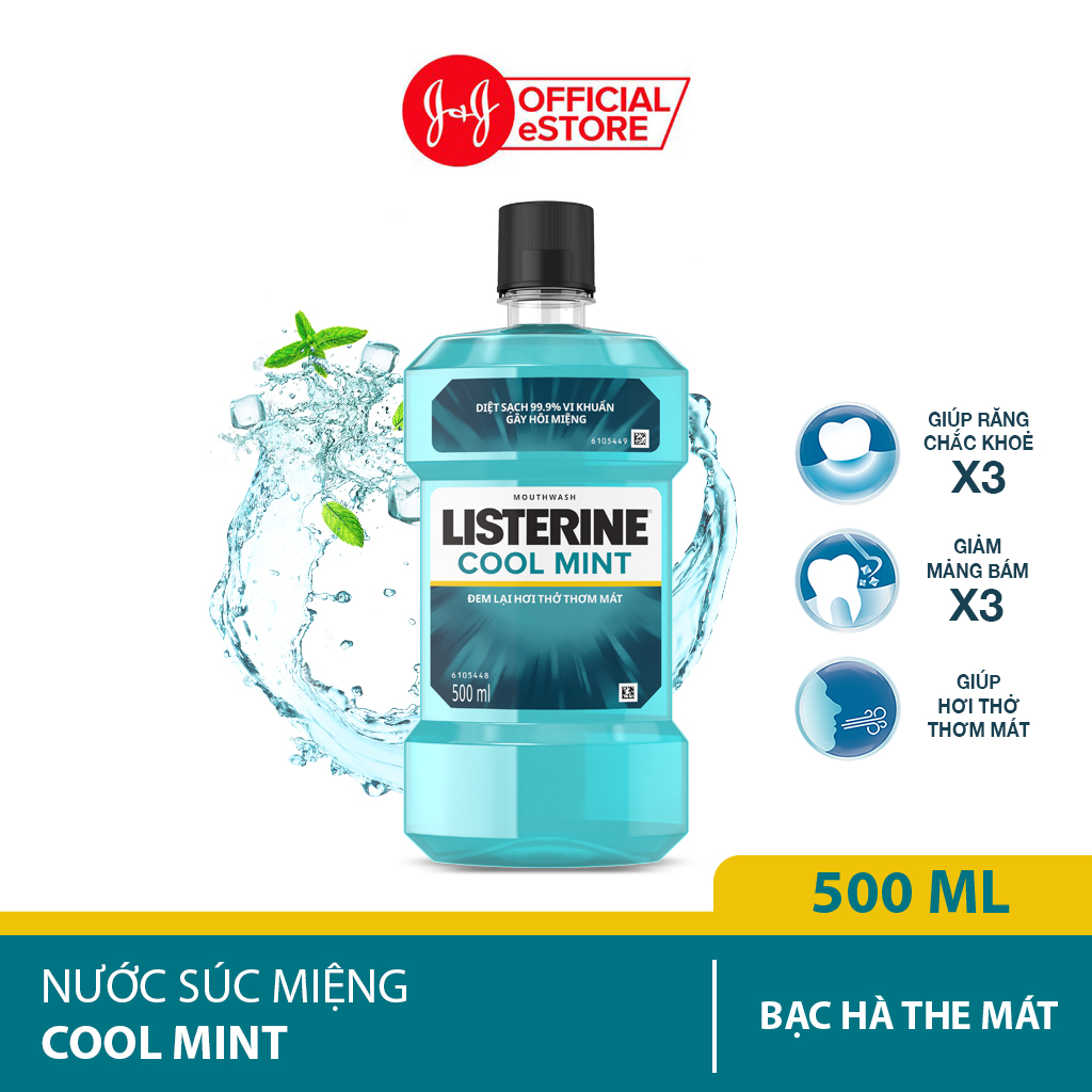 Nước Súc Miệng Listerine Coolmint 500ml - 100945520