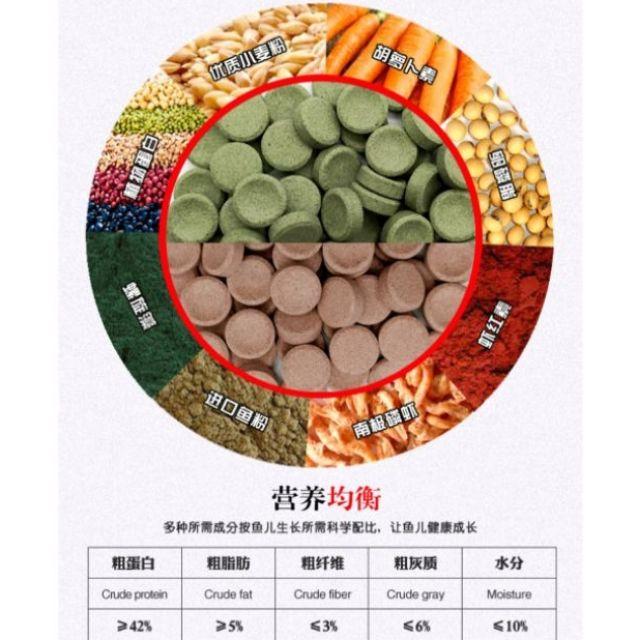 100 VIÊN THỨC ĂN DÁN BỂ CÁ- THỨC ĂN DÁN BỂ CHO CÁ