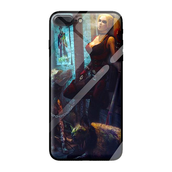 Ốp lưng kính cường lực cho iPhone 8 Plus Girl 202 - Hàng chính hãng