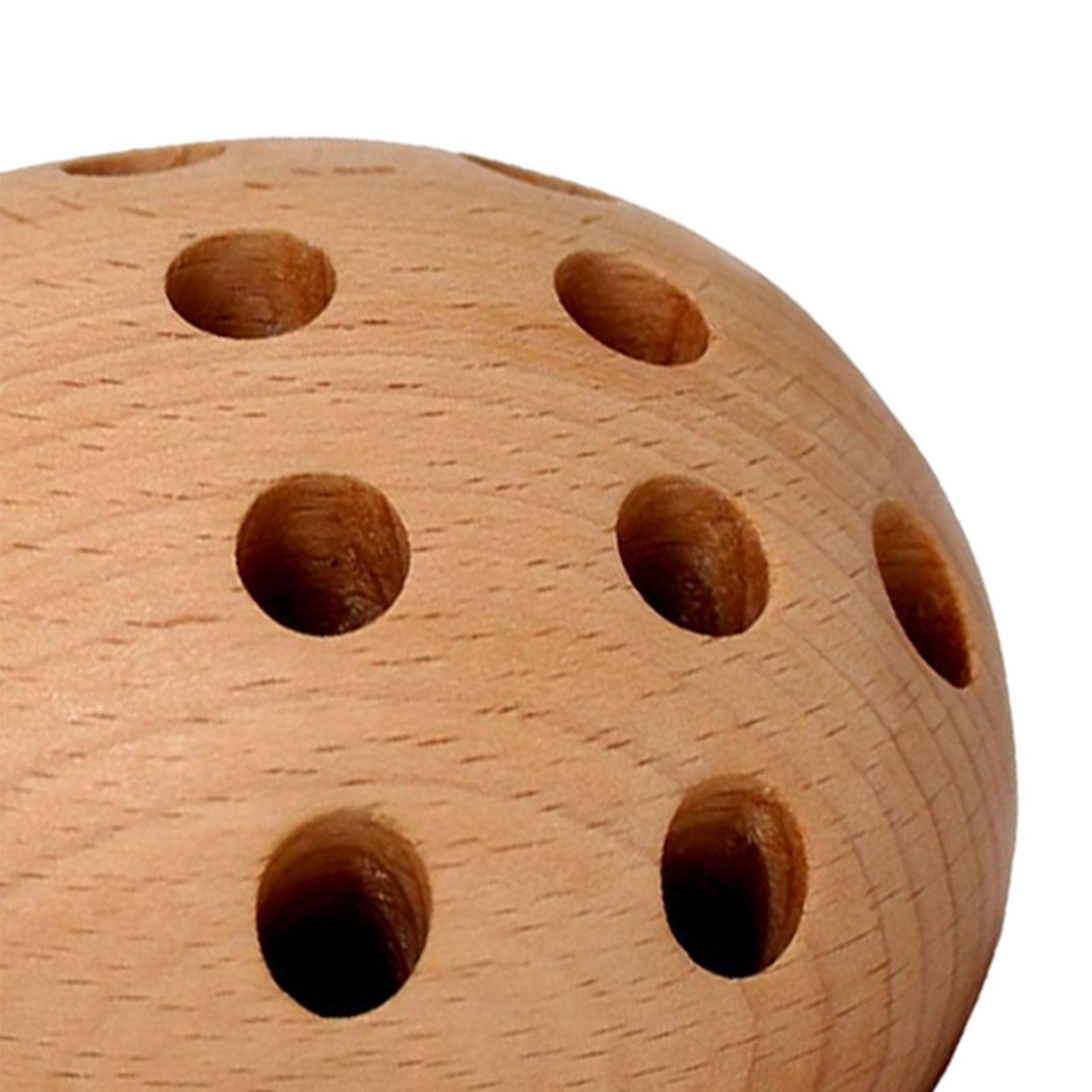 Wooden Pen Holder Creative Student Ornament Desk Sorter Children for Desktop