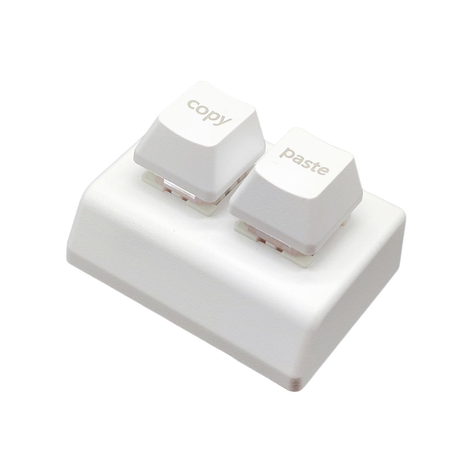Copy and Paste 2 Key Keyboard Red Switches USB Mini 2 Key Keypad for Drawing