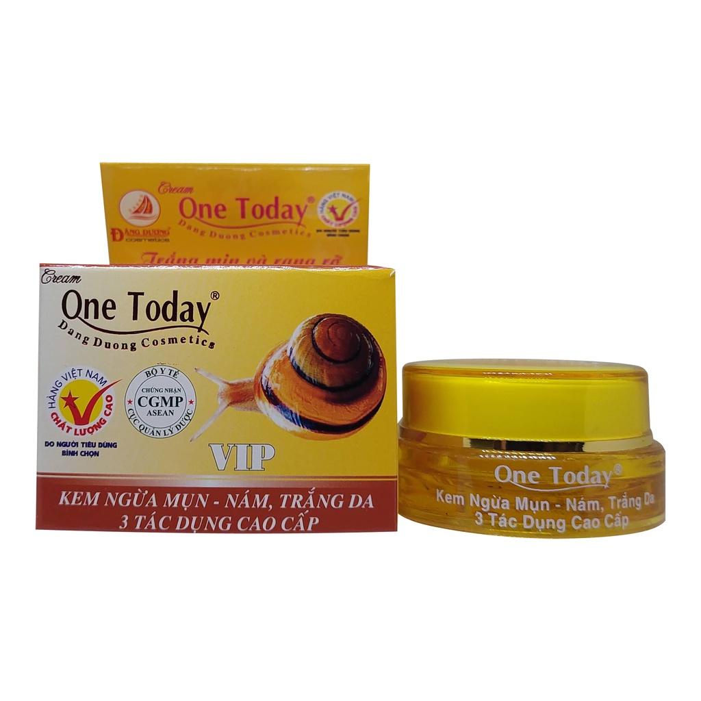 KEM NGỪA MỤN NÁM TRẮNG DA 3 TÁC DỤNG CAO CẤP ONE TODAY VIP 15G - MỸ PHẨM ĐĂNG DƯƠNG