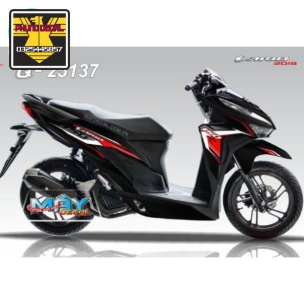 Tem rời vario 150 đỏ đen