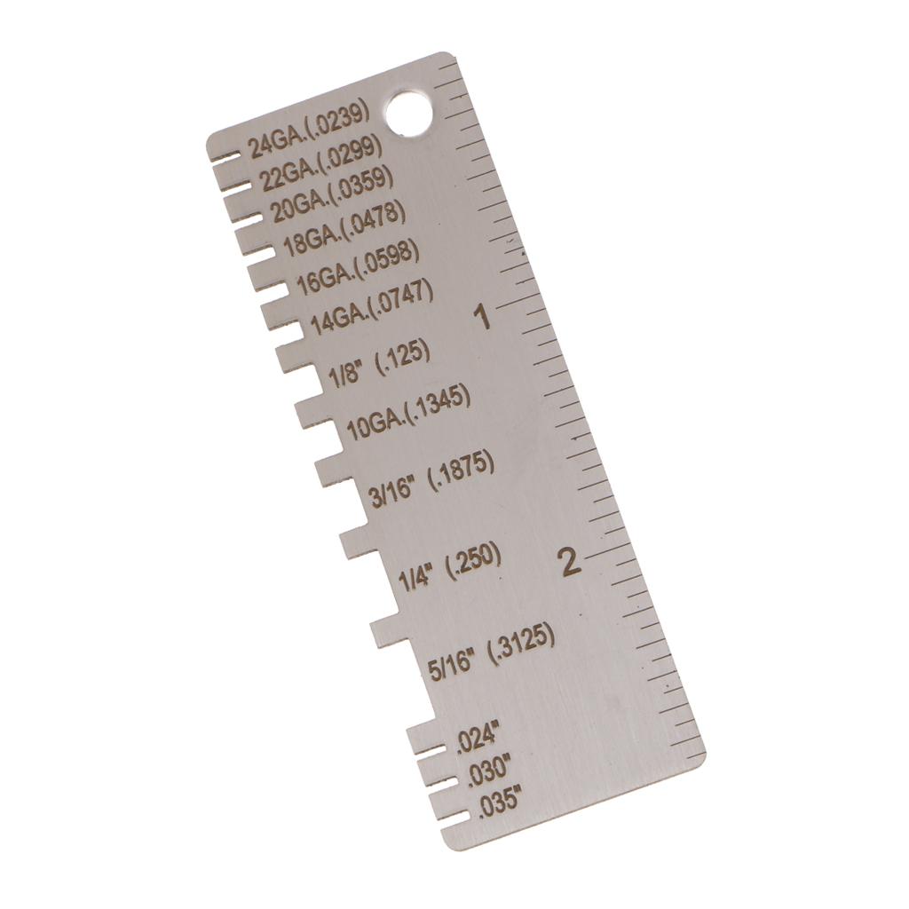 Wire Sheet Thickness Gauge Thickness Size Inspection Tool Welding Gauge New