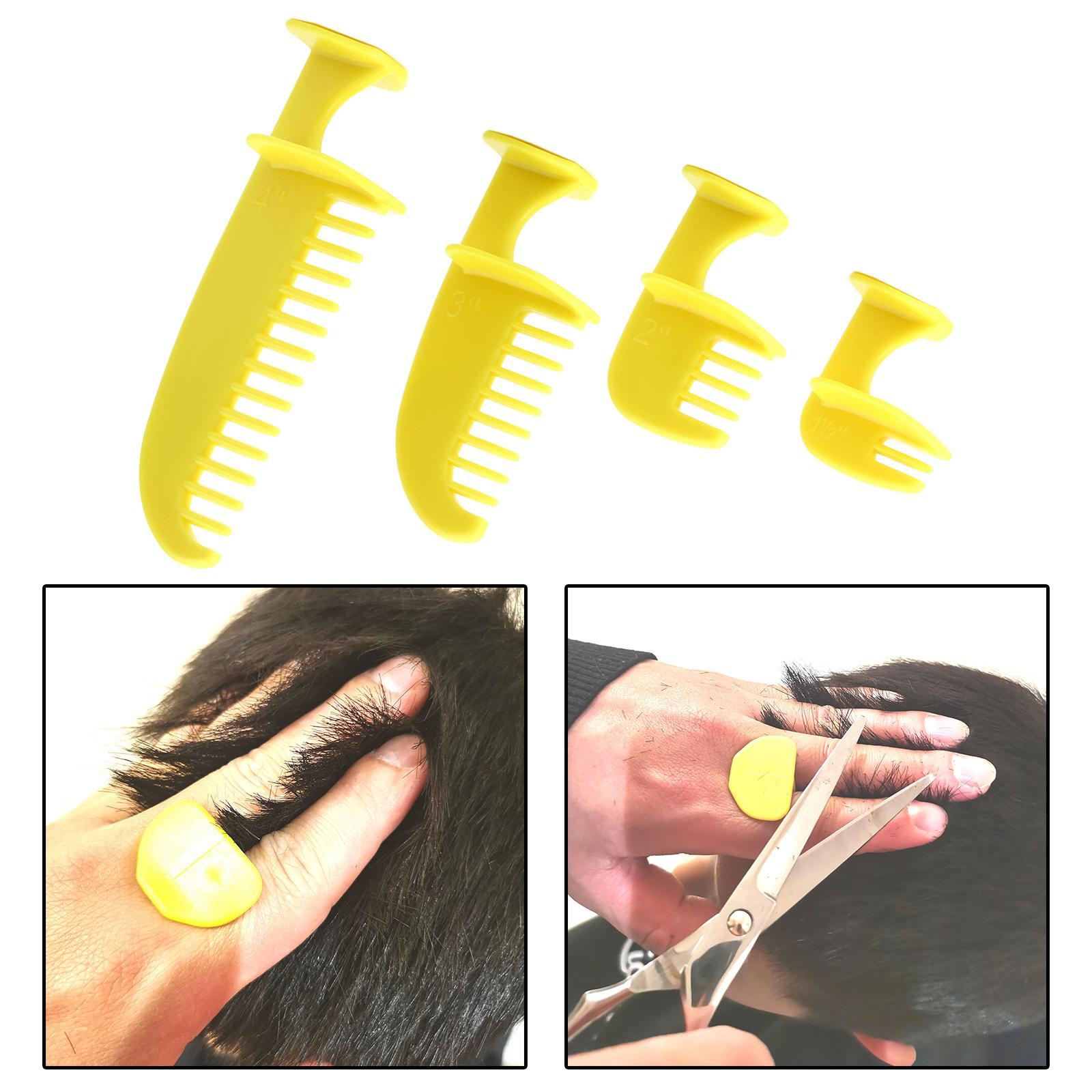 Professional Hair Guide Combs,Hair Cutting Guides/Combs From 1/2inch to 4inch, 4 Sizes