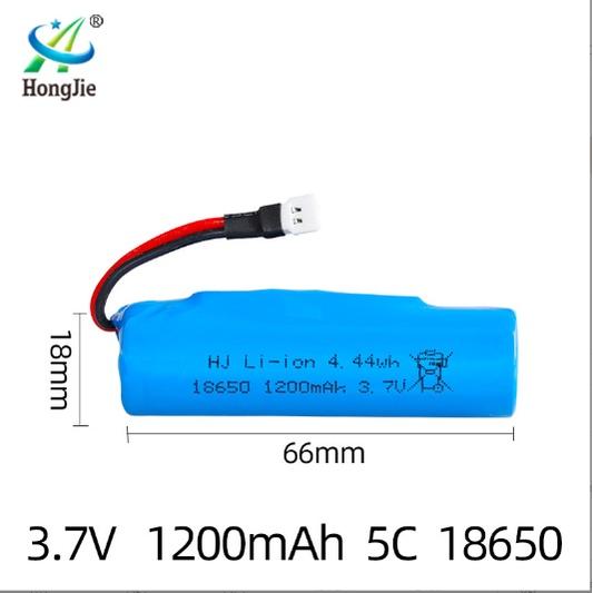 Pin sạc 18650 xe điều khiển từ xa 3.7v 1200mah XH2.54