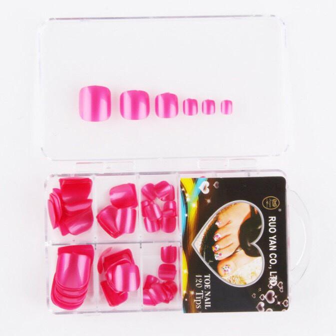 Móng chân giả làm nail màu 120 móng 0594