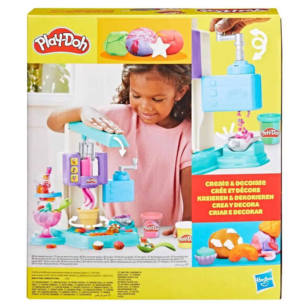 Đồ Chơi Bột Nặn Nhà Máy Kem Cầu Vòng Playdoh G0028