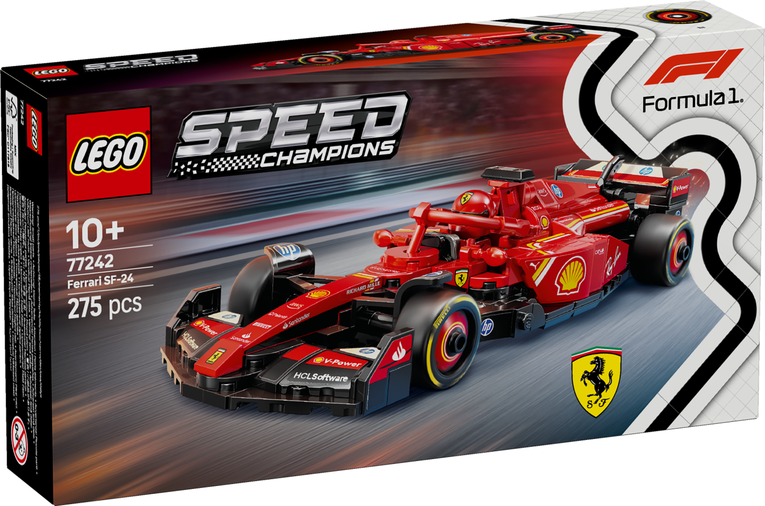Đồ Chơi Lắp Ráp Xe Đua Ferrari SF-24 F1 - Lego Speed Champions 77242 (275 Mảnh Ghép)