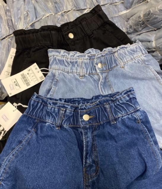 Quần Baggy jean lưng thun mẫu mới Size S M L