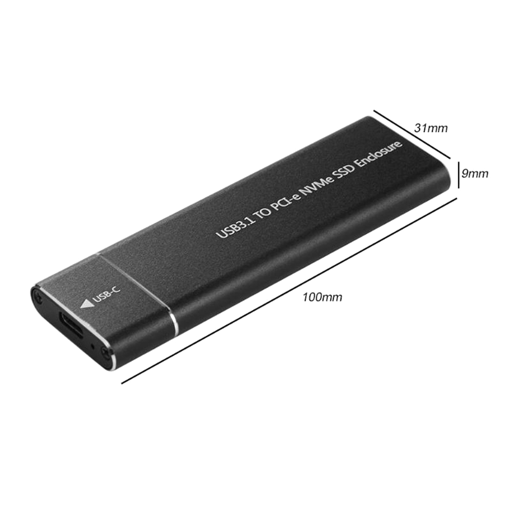 USB3.1 Loại C Sang M.2 M Key NVMe SSD Tốc Độ Cao 10GbPS