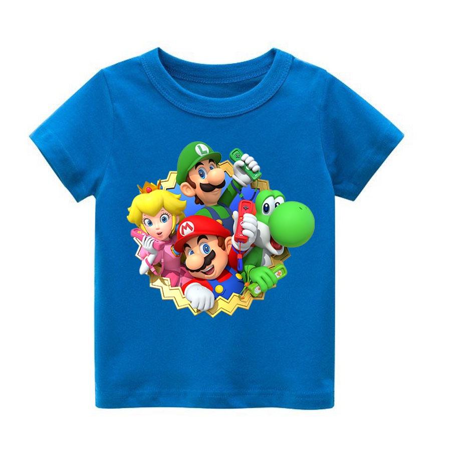 Áo thun trẻ em Super Mario Có size người lớn, King Cotton