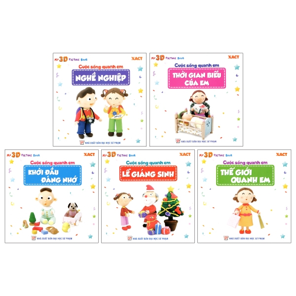 Combo Cuộc Sống Quanh Em: Khởi Đầu Đáng Nhớ + Lễ Giáng Sinh + Nghề Nghiệp + Thế Giới Quanh Em + Thời Gian Biểu Của Em
