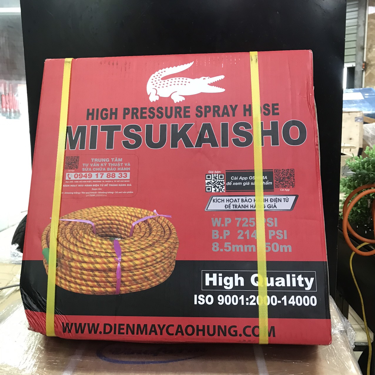 Dây phun áp lực cao Mitsukaisho 8.5mm x 50m