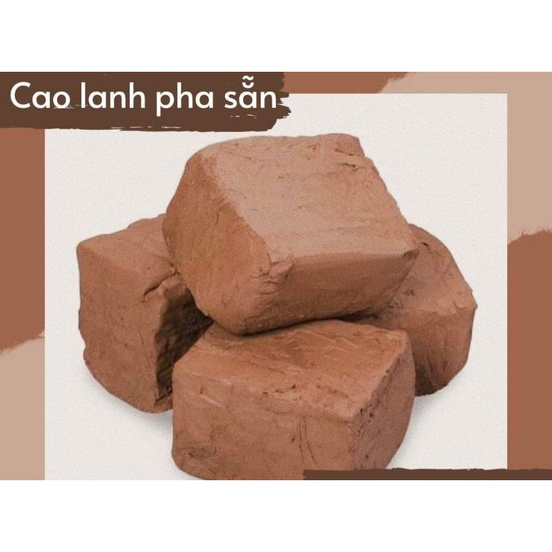 ĐẤT SÉT LÀM GỐM CAO LANH ƯỚT 5KG