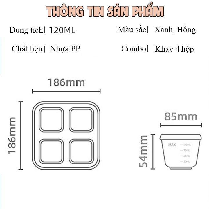 Hộp Đựng Thức Ăn Siêu Tiện Lợi Cho Mom Bảo Quản