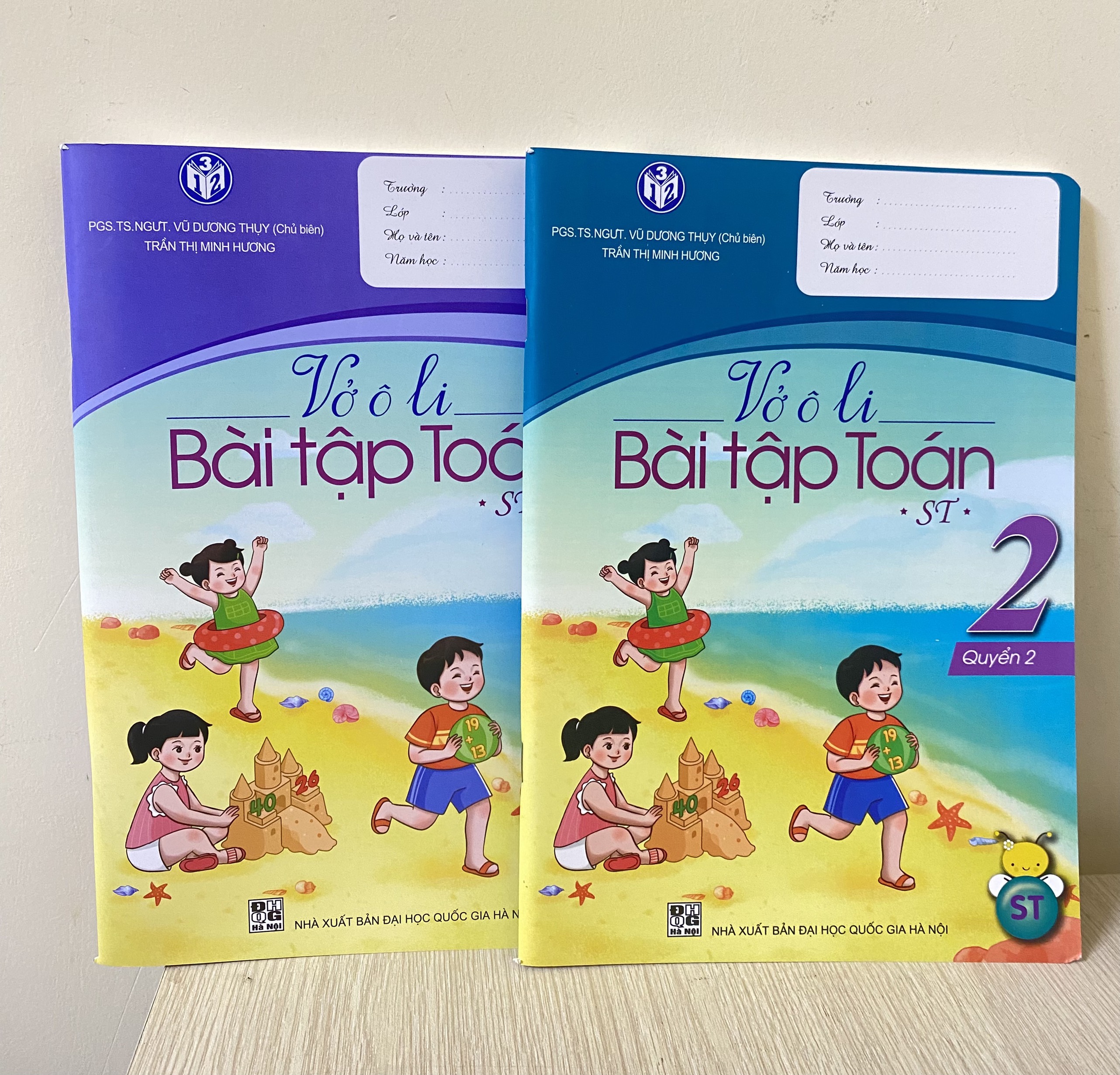 Bộ vở ô li Bài Tập Toán lớp 2
