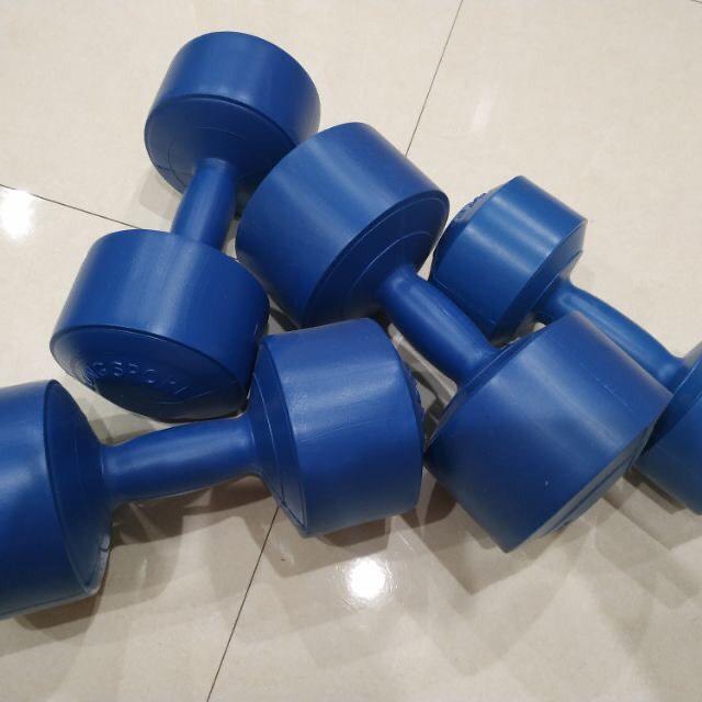 Vỏ tạ tay nhựa bát giác 3kg