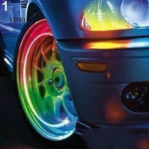 Đèn gắn bánh xe hơi trang trí nhiều màu sắc thời trang