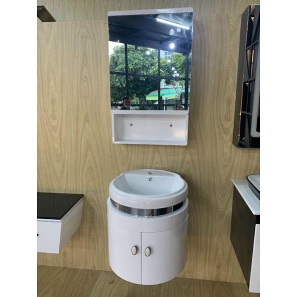 Tủ lavabo nhựa PVC kiểu hiện đại