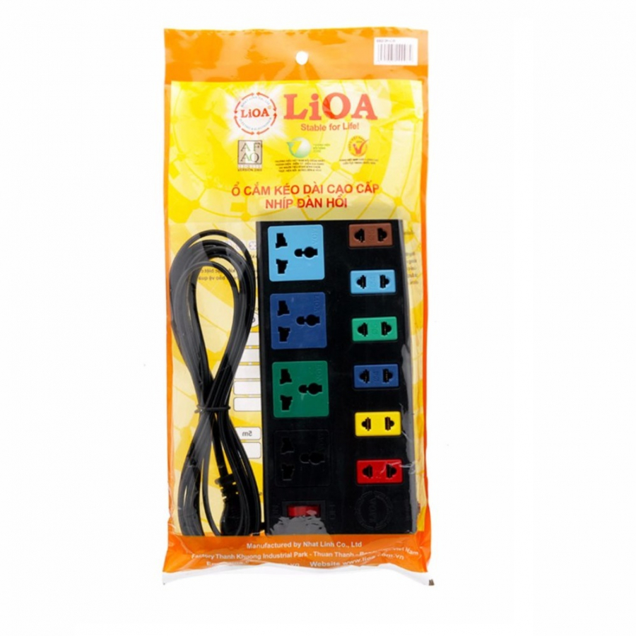 Ổ cắm điện 10 lỗ đa năng Lioa 4D6S32