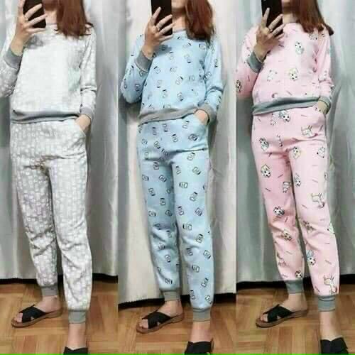 Bộ Quần Áo Nỉ Freesize Giao mầu ngẫu nhiên