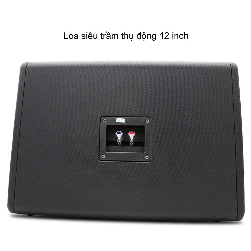 King Car-Loa Sub Hơi Ô Tô Siêu Trầm 12 Inch K1800-D Công Suất Cực Đại 1800W 20HZ-250HZ Loa Sub Thụ Động Cần Có DSP Riêng