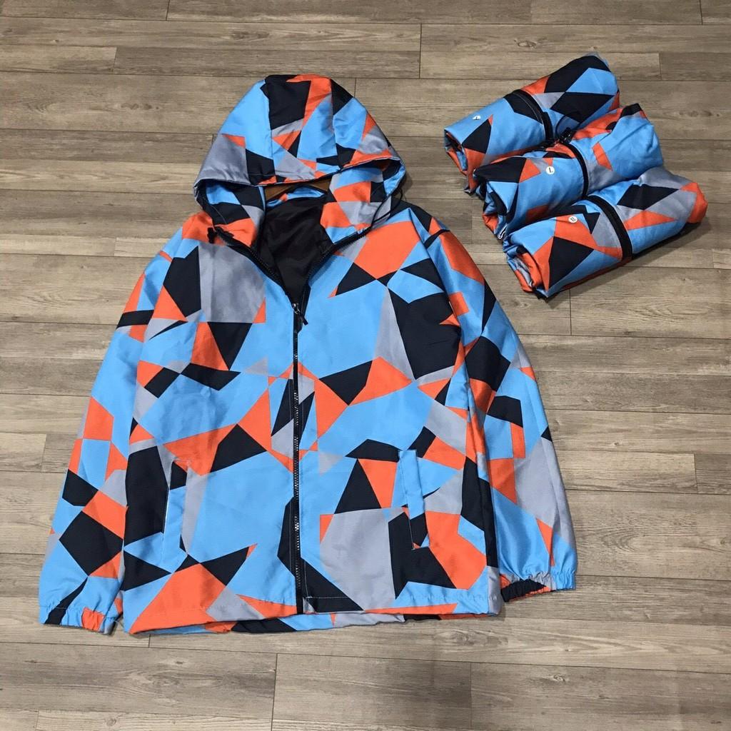 Áo khoác dù unisex form rộng WIND 3D Cực Hot, áo khoác dù nam nữ ulzzang