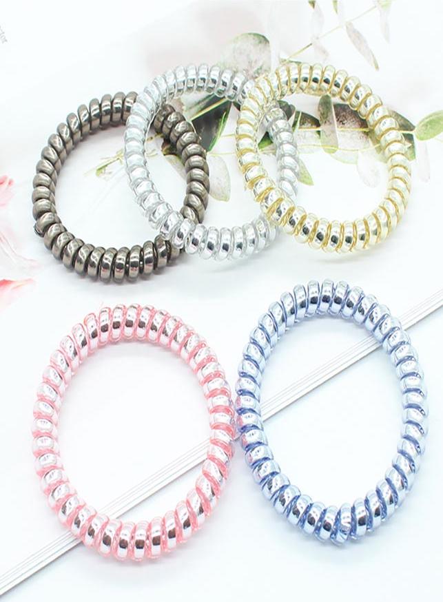 Hộp 10 dây cột tóc lò xo chất liệu phục hồi siêu tốt size nhỏ COT99n
