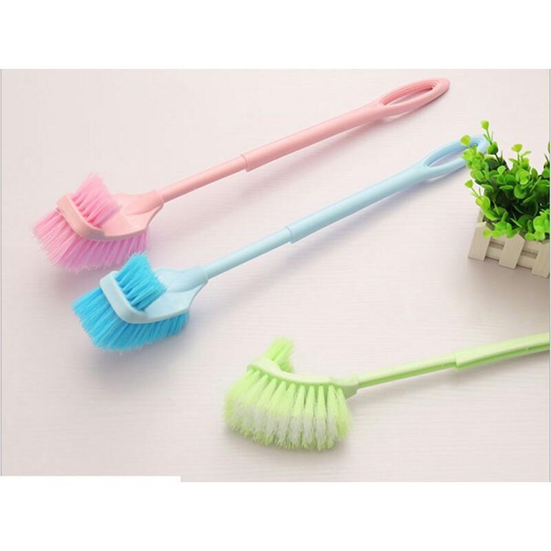 Bộ 2 Chổi cọ toilet, nhà vệ sinh 2 đầu thông minh