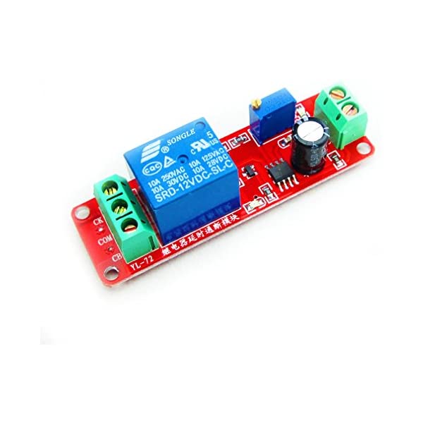 Module tạo trễ timer từ 1 - 10s, ngõ ra relay NE555