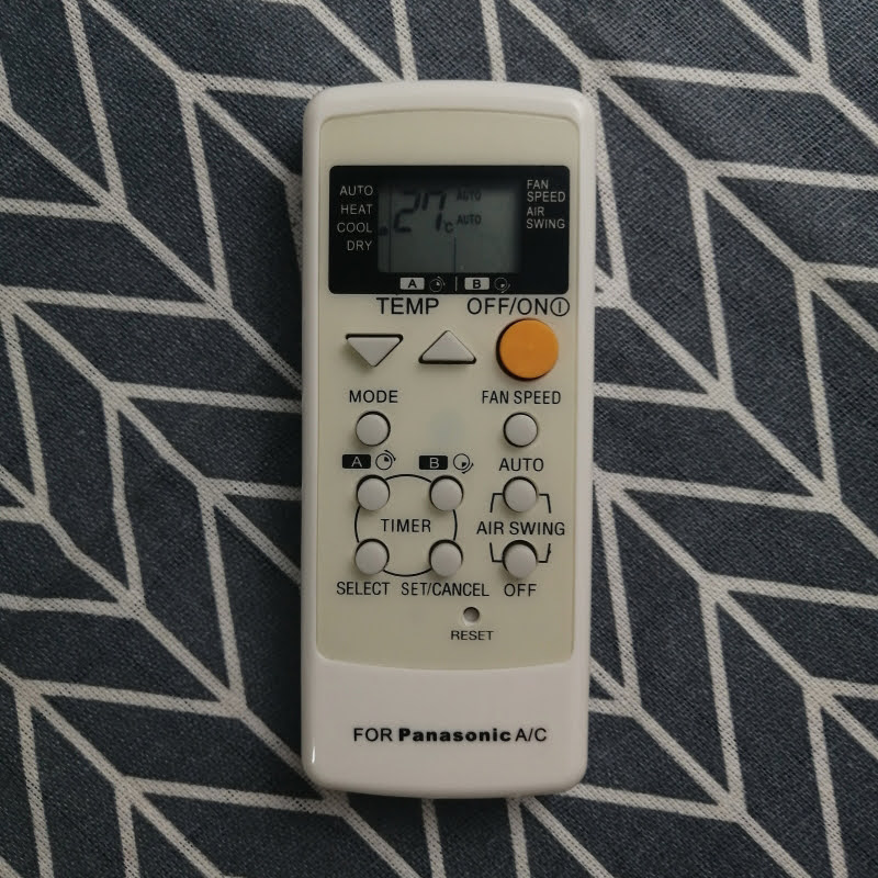 Điều Khiển Điều Hòa Panasonic Nút Tròn 2 Chiều-Remote Máy Lạnh Panasonic