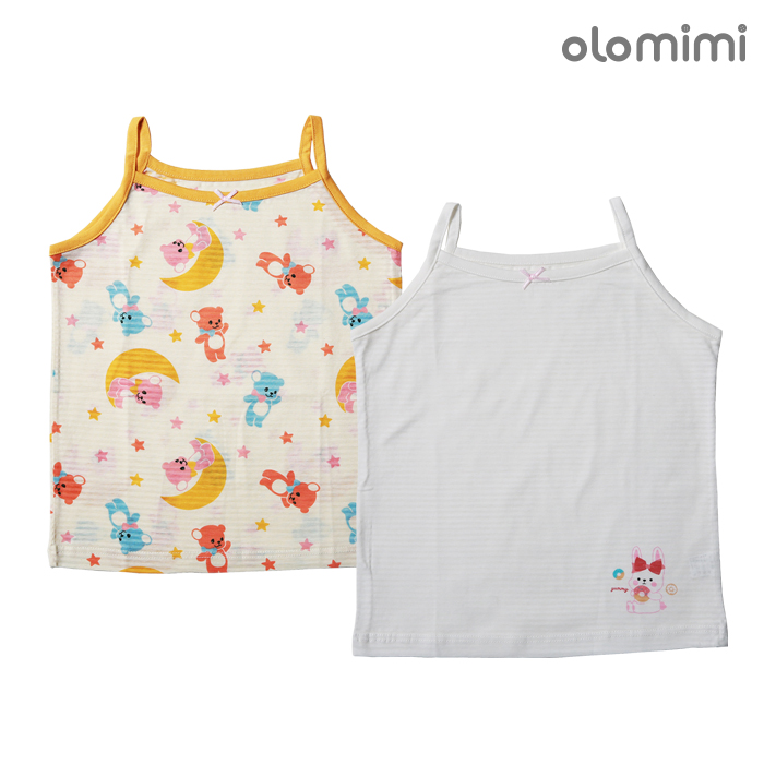 Áo ba lỗ Olomimi Hàn Quốc  Night Bears- 100% cotton