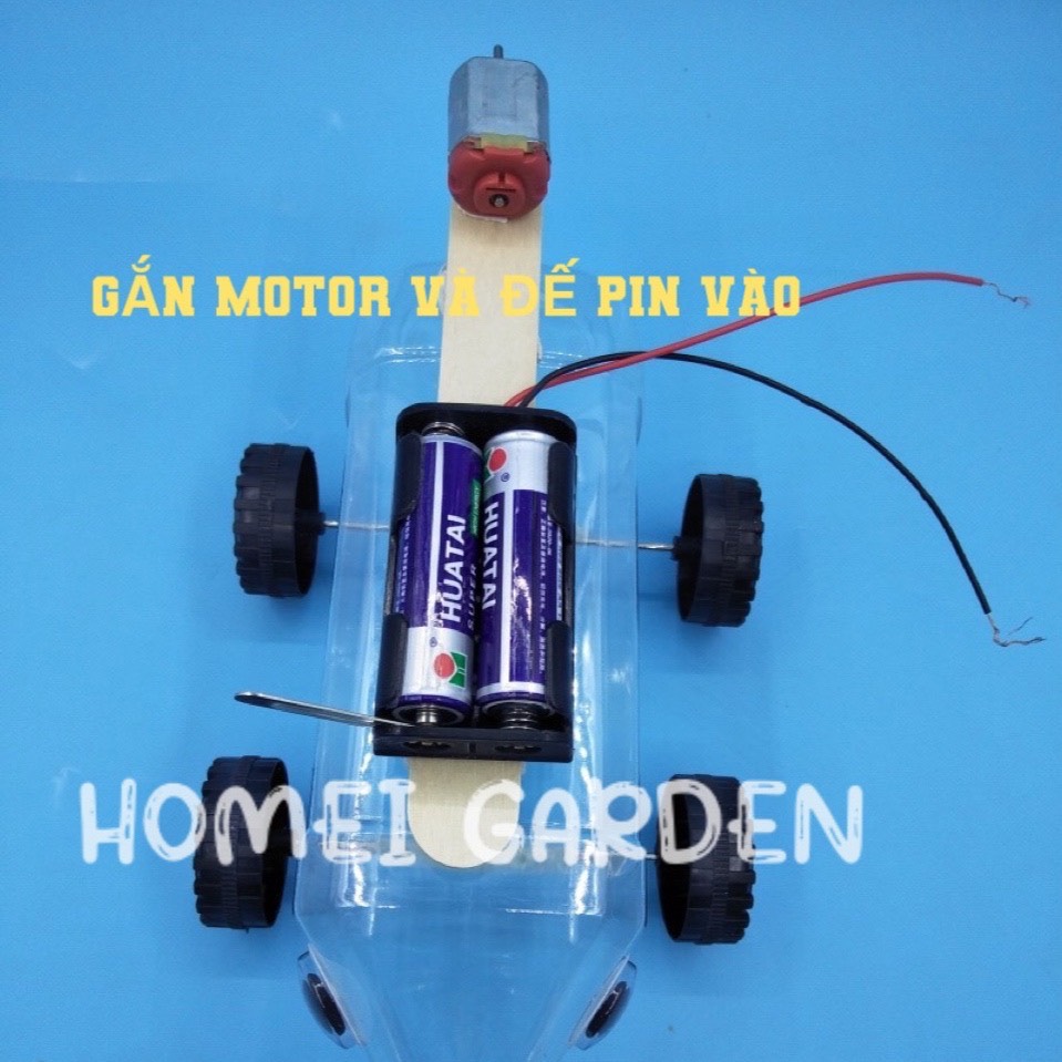 Đồ Chơi Thông Minh Steam DIY Xe Ô Tô Chạy Bằng Năng Lượng Gió Cho Trẻ - HM0178