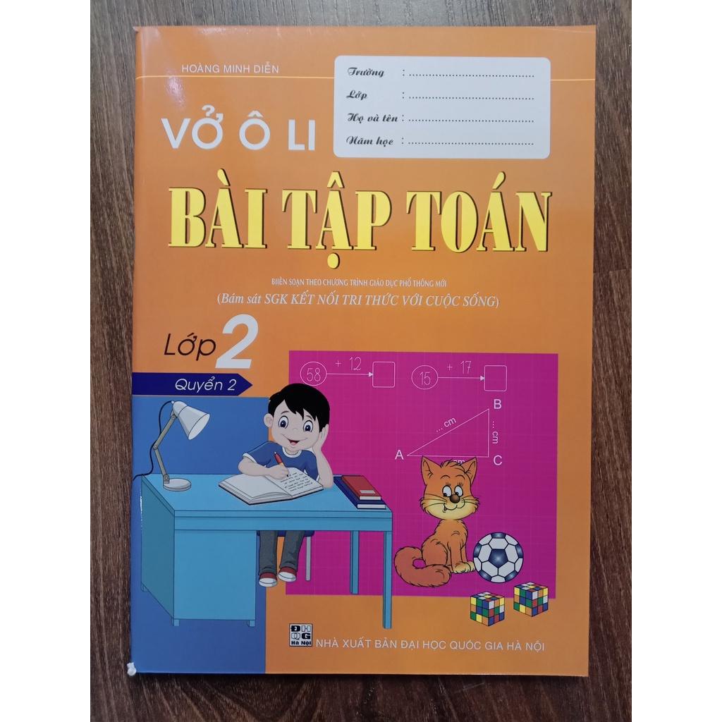Sách - Vở ô li bài tập toán lớp 2 - Quyển 2