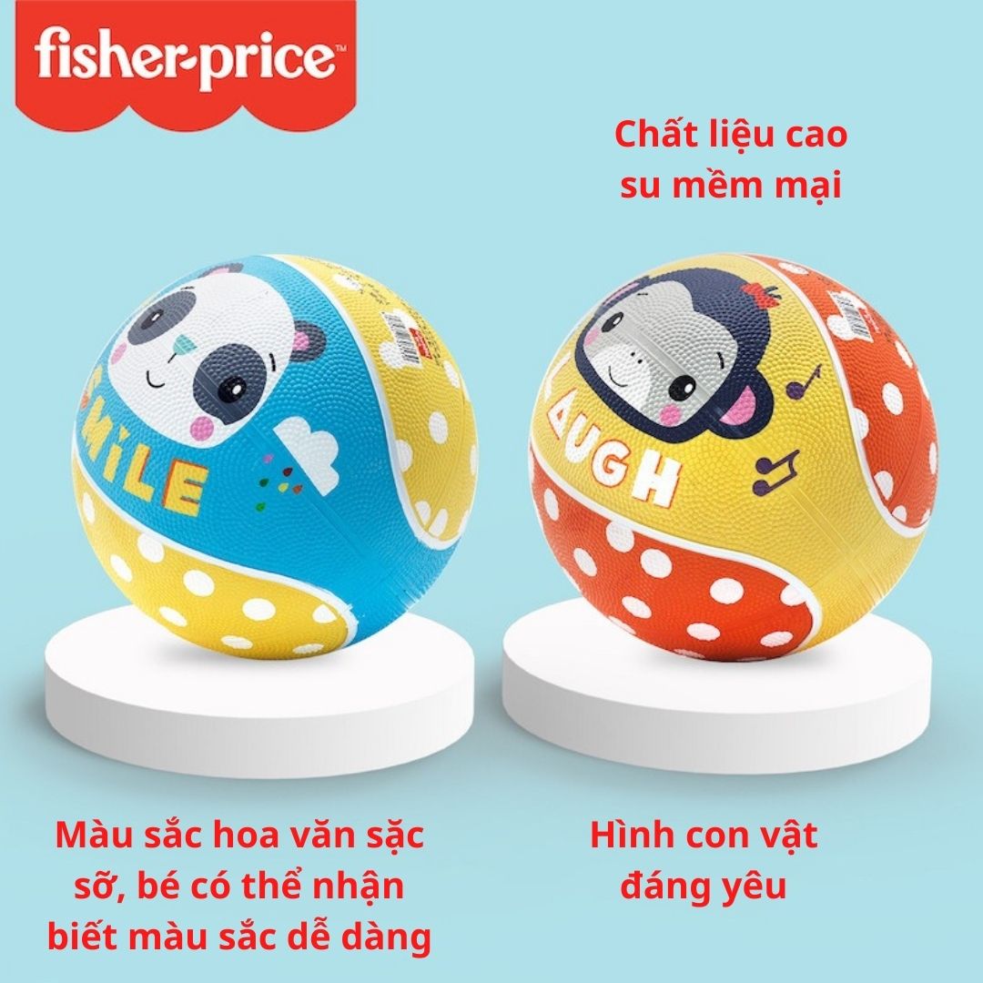 Đồ chơi bóng rổ trẻ em cao cấp Fisher Price cho trẻ 2-3-4-5 tuổi có tặng kèm bơm hơi