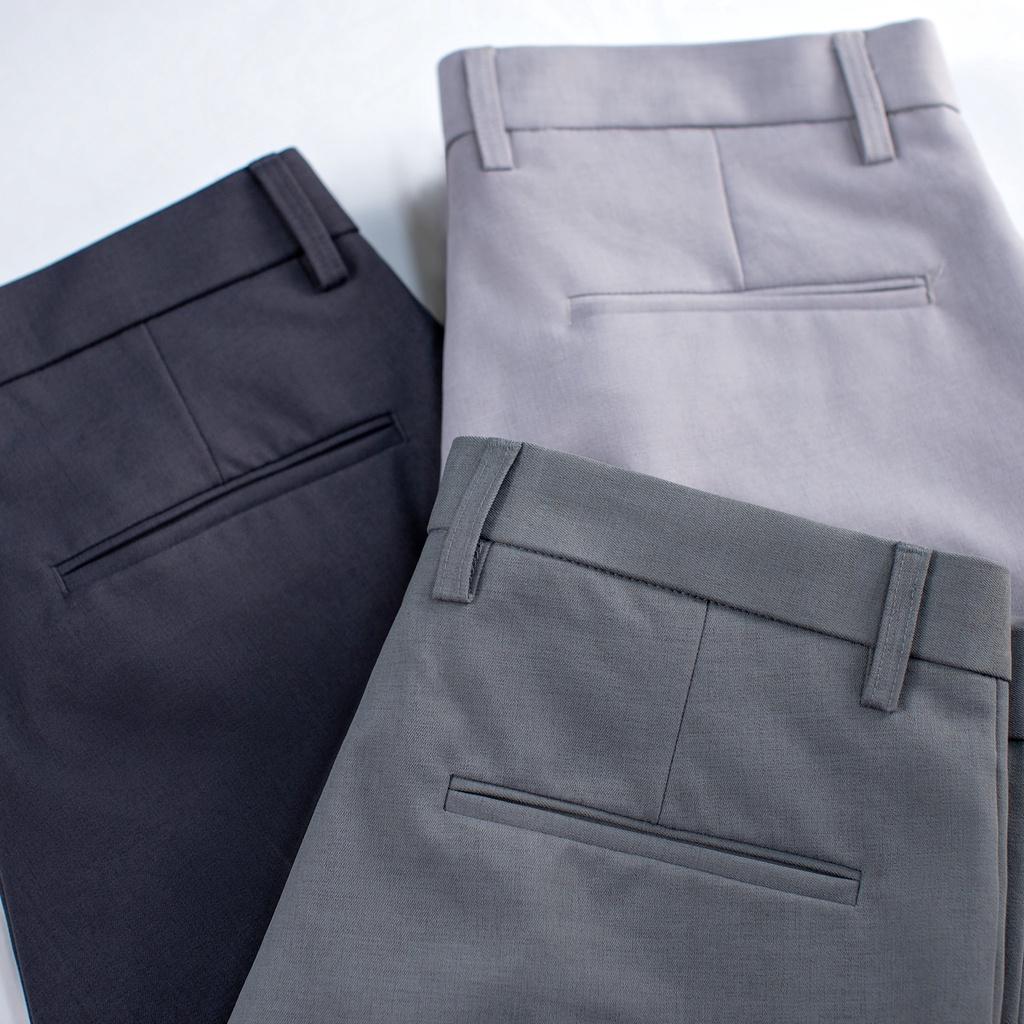 Quần tây âu nam dài vải cao cấp co giãn LADOS - 4091 kiểu dáng basic, Hàn Quốc, lịch lãm, trẻ trung