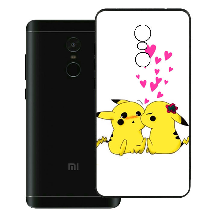 Ốp lưng viền TPU cho điện thoại Xiaomi Redmi Note 4 - Pikachu 02