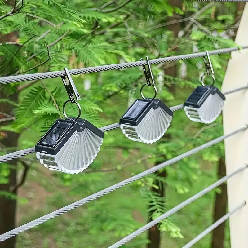 Đèn trang trí năng lượng mặt trời Hình quạt, tích kiệm điện, bóng siêu sáng, chống thấm nước - DA3081