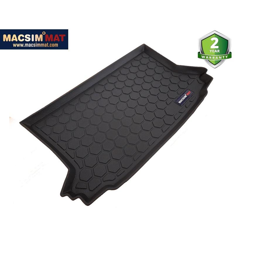 Thảm lót cốp xe ô tô Ford Ecosport 2013-2017 nhãn hiệu Macsim chất liệu TPV cao cấp màu đen