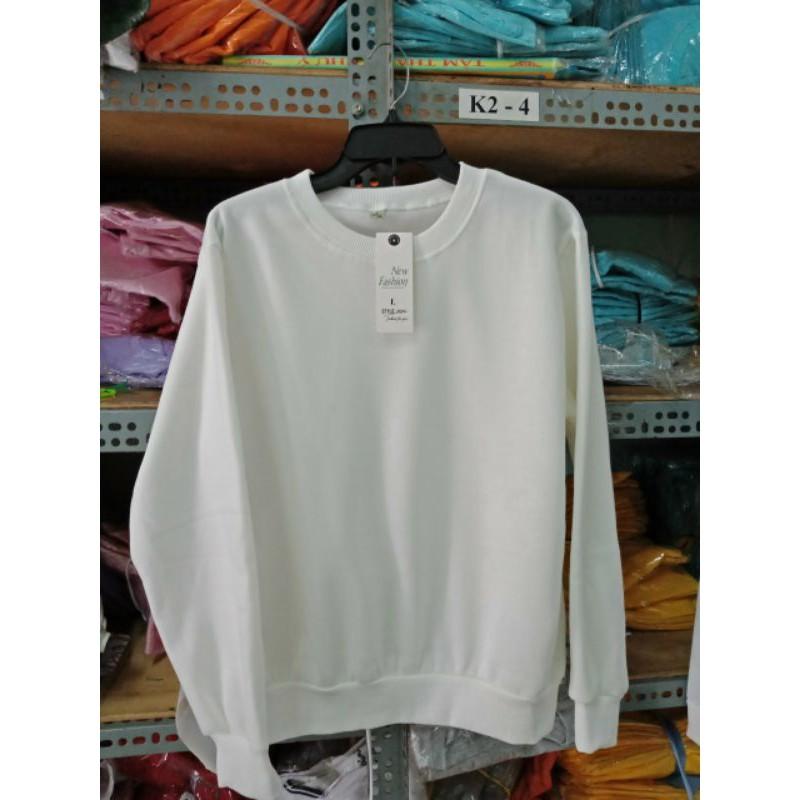 Áo sweater nam nữ trơn, nỉ bông da cá siêu đẹp